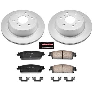 Cadillac Escalade Brake Kit - Rear - PowerStop - Z17 Evolution Geomet Coated - `07-`14