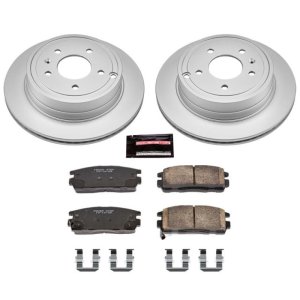 Chevrolet Captiva Sport Brake Kit - Rear - PowerStop - Z17 Evolution Geomet Coated Rotors + Z17 Low-Dust Ceramic Pads - `12-`15