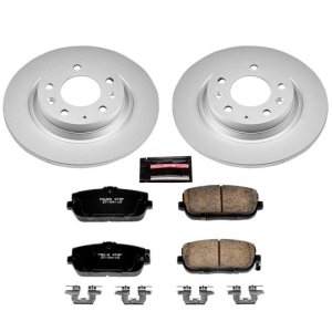 Mazda MX-5 Miata Brake Kit - Rear - PowerStop - Geomet Coated Rotors + Z17 Evolution Ceramic Pads - `06-`15 Mazda MX-5 Miata Brake Kit - Rear - PowerStop - Geomet Coated Rotors + Z17 Evolution Ceramic Pads - `06-`15