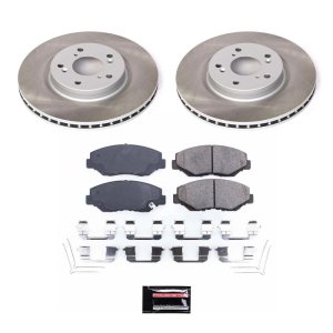 Audi TT Quattro Brake Kit - Front + Rear - PowerStop - Geomet High-Carbon Coated Rotors + Carbon-Fiber Ceramic Pads - `00-`06