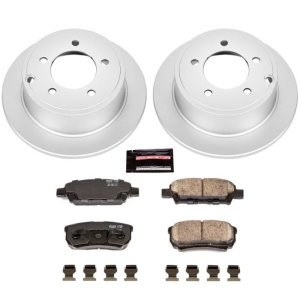 Chrysler 200 Brake Kit - Rear - PowerStop - Z17 Evolution Geomet Coated Rotors + Ceramic Pads - `11-`14 Chrysler 200 Brake Kit - Rear - PowerStop - Z17 Evolution Geomet Coated Rotors + Ceramic Pads - `11-`14