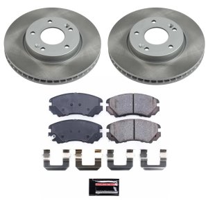 Mercedes-Benz SLK320 Brake Kit - Front + Rear - PowerStop - Geomet High-Carbon Coated Rotors + Carbon-Fiber Ceramic Pads - `01-`04 Mercedes-Benz SLK320 Brake Kit - Front + Rear - PowerStop - Geomet High-Carbon Coated Rotors + Carbon-Fiber Ceramic Pads - `01-`04