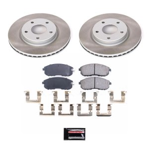 Mercedes-Benz S430 Brake Kit - Front + Rear - PowerStop - Geomet High-Carbon Coated Rotors + Carbon-Fiber Ceramic Pads - `00-`02 Mercedes-Benz S430 Brake Kit - Front + Rear - PowerStop - Geomet High-Carbon Coated Rotors + Carbon-Fiber Ceramic Pads - `00-`02