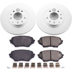 Mazda MX-5 Miata Brake Kit - Front - PowerStop - Z17 Evolution Geomet Coated Rotors + Low-Dust Ceramic Pads - `06-`15 Mazda MX-5 Miata Brake Kit - Front - PowerStop - Z17 Evolution Geomet Coated Rotors + Low-Dust Ceramic Pads - `06-`15
