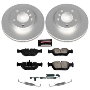 BMW 323Ci Brake Kit - Front - PowerStop - Z23 Evolution Sport Coated Rotors + Carbon-Fiber Ceramic Pads - 2000