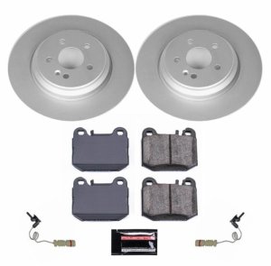 Mercedes-Benz ML430 Brake Kit - Rear - PowerStop - Z23 Evolution Sport Geomet Coated Rotors + Carbon-Fiber Ceramic Pads - `00-`01 Mercedes-Benz ML430 Brake Kit - Rear - PowerStop - Z23 Evolution Sport Geomet Coated Rotors + Carbon-Fiber Ceramic Pads - `00-`01
