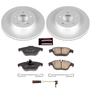 Mercedes-Benz C250 Brake Kit - Rear - PowerStop - Geomet Coated Rotors + Z23 Carbon-Fiber Ceramic Pads - `12-`15 Mercedes-Benz C250 Brake Kit - Rear - PowerStop - Geomet Coated Rotors + Z23 Carbon-Fiber Ceramic Pads - `12-`15