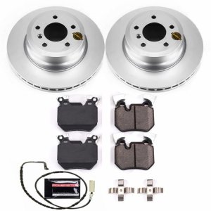 BMW 135i Brake Kit - Rear - PowerStop - Geomet Coated Rotors + Carbon-Fiber Ceramic Pads - `08-`10 BMW 135i Brake Kit - Rear - PowerStop - Geomet Coated Rotors + Carbon-Fiber Ceramic Pads - `08-`10