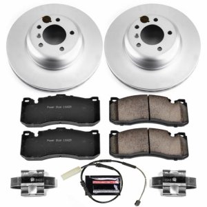 BMW 135i Brake Kit - Front - PowerStop - Geomet Coated Rotors + Z23 Carbon-Fiber Ceramic Pads - `11-`13 BMW 135i Brake Kit - Front - PowerStop - Geomet Coated Rotors + Z23 Carbon-Fiber Ceramic Pads - `11-`13