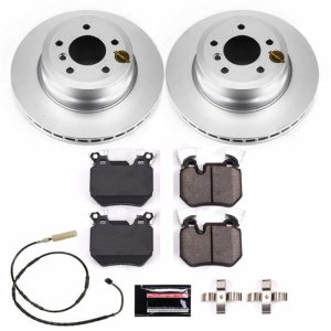 BMW 135i Brake Kit - Rear - PowerStop - Genuine Geomet Coated Rotors + Carbon-Fiber Ceramic Pads - `11-`13 BMW 135i Brake Kit - Rear - PowerStop - Genuine Geomet Coated Rotors + Carbon-Fiber Ceramic Pads - `11-`13