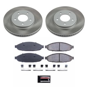 Mercedes-Benz CL500 Brake Kit - Front + Rear - PowerStop - High-Carbon Coated Rotors + Carbon-Fiber Ceramic Pads - `03-`06