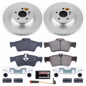 Mercedes-Benz CL550 Brake Kit - Rear - PowerStop - Geomet Coated Rotors + Z23 Carbon-Fiber Ceramic Pads - `09-`14