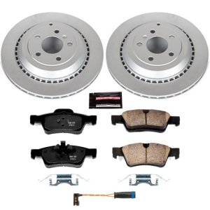 Mercedes-Benz G55 AMG Brake Kit - Rear - PowerStop - Geomet Coated Rotors + Carbon-Fiber Ceramic Pads - `05-`06 Mercedes-Benz G55 AMG Brake Kit - Rear - PowerStop - Geomet Coated Rotors + Carbon-Fiber Ceramic Pads - `05-`06