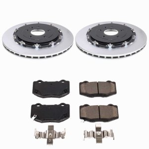 Chevrolet Corvette Brake Kit - Rear - PowerStop - Z17 Coated - `15-`19