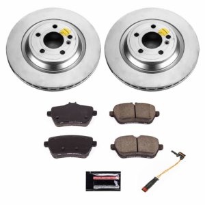 Mercedes-Benz SL400 Brake Kit - Rear - PowerStop - Geomet Coated Rotors + Z23 Carbon-Fiber Ceramic Pads - `15-`16 Mercedes-Benz SL400 Brake Kit - Rear - PowerStop - Geomet Coated Rotors + Z23 Carbon-Fiber Ceramic Pads - `15-`16