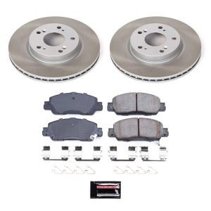 Audi A3 Quattro Brake Kit - Front + Rear - PowerStop - High-Carbon Coated Rotors + Carbon-Fiber Ceramic Pads - `15-`18