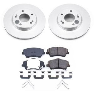 Hyundai Ioniq Brake Kit - Front - PowerStop - Z17 Evolution Geomet Coated - `17-`19 Hyundai Ioniq Brake Kit - Front - PowerStop - Z17 Evolution Geomet Coated - `17-`19