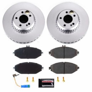 Mercedes-Benz C300 Brake Kit - Front - PowerStop - Z23 Evolution Sport Coated Rotors + Carbon-Fiber Ceramic Pads - `17-`18 Mercedes-Benz C300 Brake Kit - Front - PowerStop - Z23 Evolution Sport Coated Rotors + Carbon-Fiber Ceramic Pads - `17-`18