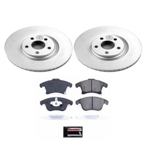 Ford Police Responder Hybrid Brake Kit - Front - PowerStop - Z17 Evolution Geomet Coated Rotors + Low-Dust Ceramic Pads - `19-`20 Ford Police Responder Hybrid Brake Kit - Front - PowerStop - Z17 Evolution Geomet Coated Rotors + Low-Dust Ceramic Pads - `19-`20