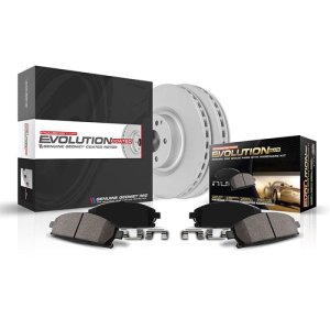 Kia Soul Brake Kit - Rear - PowerStop - Z17 Evolution Coated Rotors + Low-Dust Ceramic Pads - `20-`21