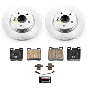 Mercedes-Benz SLK55 AMG Brake Kit - Rear - PowerStop - Geomet Coated Rotors + Z23 Carbon-Fiber Ceramic Pads - `07-`10 Mercedes-Benz SLK55 AMG Brake Kit - Rear - PowerStop - Geomet Coated Rotors + Z23 Carbon-Fiber Ceramic Pads - `07-`10