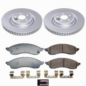 Ford Edge Brake Kit - Front - PowerStop - Z17 Evolution Coated Kit - `21-`24