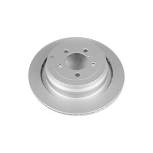 Land Rover Range Rover Brake Rotor (1) - Rear - PowerStop - Evolution High Carbon GEOMET 360 Coated - Silver - `06-`12