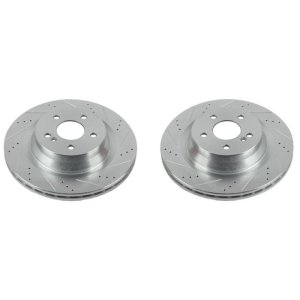 Mercedes-Benz CLS550 Brake Rotors (2) - Rear - PowerStop - Evolution Drilled & Slotted - `12-`18 Mercedes-Benz CLS550 Brake Rotors (2) - Rear - PowerStop - Evolution Drilled & Slotted - `12-`18