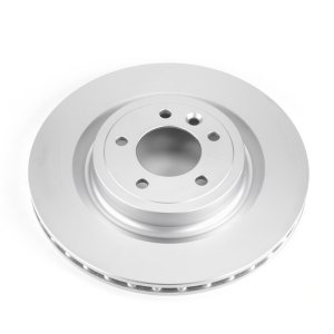 Land Rover Range Rover Brake Rotor (1) - Rear - PowerStop - Evolution Coated, GEOMET 360, High Carbon - Silver - `16-`17