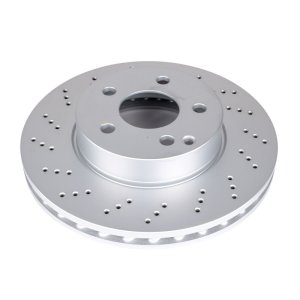 Mercedes-Benz C250 Brake Rotor (1) - Front - PowerStop - Evolution High Carbon Geomet Coated - 2015