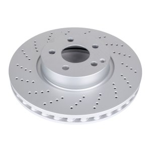Mercedes-Benz C300 Brake Rotor (1) - Front - PowerStop - Evolution High Carbon Geomet Coated Rotor - 2014