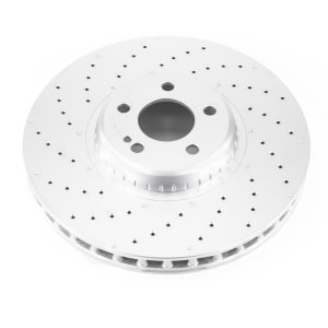 Mercedes-Benz C43 AMG Brake Rotor (1) - Front - PowerStop - Evolution High Carbon Geomet Coated Rotor - `17-`18