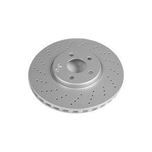 Mercedes-Benz E350 Brake Rotor (1) - Front - PowerStop - Evolution High Carbon Geomet Coated - `07-`09