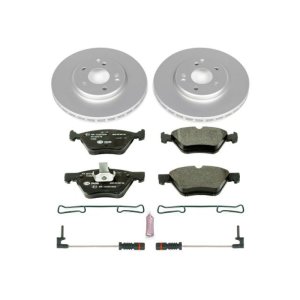 Mercedes-Benz SLK Class Brake Kit - Front - PowerStop - Genuine Geomet Coated Rotors + ECE-R90 Brake Pads - `01-`04 Mercedes-Benz SLK Class Brake Kit - Front - PowerStop - Genuine Geomet Coated Rotors + ECE-R90 Brake Pads - `01-`04