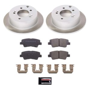 Mercedes-Benz SLK320 Brake Kit - Front + Rear - PowerStop - Euro-Stop High-Carbon Coated Rotors + ECE-R90 Brake Pads + Hardware Kit - `01-`04 Mercedes-Benz SLK320 Brake Kit - Front + Rear - PowerStop - Euro-Stop High-Carbon Coated Rotors + ECE-R90 Brake Pads + Hardware Kit - `01-`04