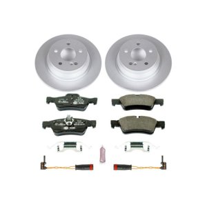 Mercedes-Benz E320 Brake Kit - Rear - PowerStop - Euro-Stop, Genuine Geomet Coated Rotors, ECE-R90 Certified Pads - `03-`09 Mercedes-Benz E320 Brake Kit - Rear - PowerStop - Euro-Stop, Genuine Geomet Coated Rotors, ECE-R90 Certified Pads - `03-`09