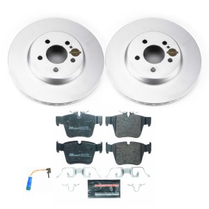 Mercedes-Benz C43 AMG Brake Kit - Rear - PowerStop - Eurostop with Geomet Coated Rotors + ECE-R90 Certified Pads - `17-`21 Mercedes-Benz C43 AMG Brake Kit - Rear - PowerStop - Eurostop with Geomet Coated Rotors + ECE-R90 Certified Pads - `17-`21