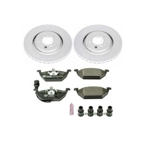 Volkswagen Beetle Brake Kit - Front - PowerStop - Genuine Geomet Coated Rotors + ECE-R90 Certified Pads - `99-`06 Volkswagen Beetle Brake Kit - Front - PowerStop - Genuine Geomet Coated Rotors + ECE-R90 Certified Pads - `99-`06