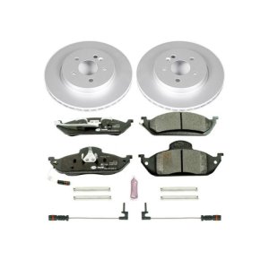 Mercedes-Benz ML320 Brake Kit - Front - PowerStop - Euro-Stop, Genuine Geomet Coated Rotors, ECE-R90 Certified Pads - `98-`03 Mercedes-Benz ML320 Brake Kit - Front - PowerStop - Euro-Stop, Genuine Geomet Coated Rotors, ECE-R90 Certified Pads - `98-`03