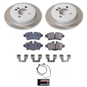 BMW Z3 Brake Kit - Front + Rear - PowerStop - Euro-Stop High-Carbon Coated Rotors + ECE-R90 Brake Pads - `01-`02