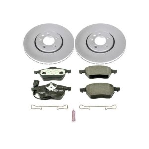 Volkswagen Beetle Brake Kit - Front - PowerStop - Genuine Geomet Fully Coated Rotors + ECE-R90 Certified Pads - `99-`10 Volkswagen Beetle Brake Kit - Front - PowerStop - Genuine Geomet Fully Coated Rotors + ECE-R90 Certified Pads - `99-`10