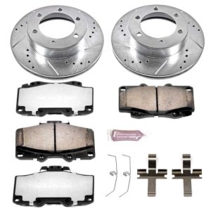 Toyota 4Runner Brake Kit - Front - PowerStop - Drilled & Slotted Rotors + Carbon-Fiber Ceramic Pads - `95-`02 Toyota 4Runner Brake Kit - Front - PowerStop - Drilled & Slotted Rotors + Carbon-Fiber Ceramic Pads - `95-`02