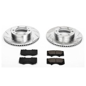 Toyota 4Runner Brake Kit - Front - PowerStop - Drilled/Slotted Rotors + Carbon-Fiber Ceramic Pads - `03-`09 Toyota 4Runner Brake Kit - Front - PowerStop - Drilled/Slotted Rotors + Carbon-Fiber Ceramic Pads - `03-`09