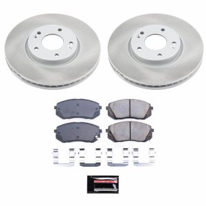 Toyota Tacoma Brake Kit - Front + Rear - PowerStop - Drilled/Slotted Rotors + Ceramic Pads - `03-`04 Toyota Tacoma Brake Kit - Front + Rear - PowerStop - Drilled/Slotted Rotors + Ceramic Pads - `03-`04