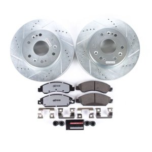 Cadillac Escalade Brake Kit - Front - PowerStop - Z36 Truck & Tow Brake Upgrade Kit - `07-`08