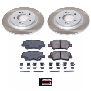 Ford E-450 Econoline Super Duty Brake Kit - Front + Rear - PowerStop - Drilled & Slotted Rotors + Carbon-Fiber Ceramic Pads - `01-`02 Ford E-450 Econoline Super Duty Brake Kit - Front + Rear - PowerStop - Drilled & Slotted Rotors + Carbon-Fiber Ceramic Pads - `01-`02
