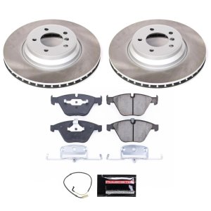 Mercedes-Benz S430 Brake Kit - Front + Rear - PowerStop - Drilled & Slotted Rotors + Carbon-Fiber Ceramic Pads - `03-`06 Mercedes-Benz S430 Brake Kit - Front + Rear - PowerStop - Drilled & Slotted Rotors + Carbon-Fiber Ceramic Pads - `03-`06
