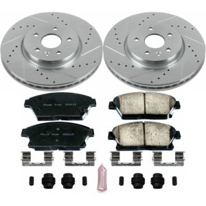 Chevrolet Trax Brake Kit - Front - PowerStop - Z23 Evolution with Drilled & Slotted Rotors + Carbon-Fiber Ceramic Pads - `15-`16