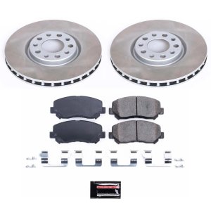 Lincoln LS Brake Kit - Front + Rear - PowerStop - Z23 Evolution Sport + Carbon-Fiber Ceramic Pads + Drilled & Slotted Rotors - `00-`06 Lincoln LS Brake Kit - Front + Rear - PowerStop - Z23 Evolution Sport + Carbon-Fiber Ceramic Pads + Drilled & Slotted Rotors - `00-`06