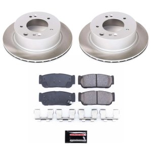 BMW 325xi Brake Kit - Front + Rear - PowerStop - Z23 Evolution Sport + Carbon-Fiber Ceramic Pads + Drilled & Slotted Rotors - `01-`05
